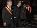 Los reyes belgas llegan a la reuni&oacute;n con las autoridades para analizar el ataque