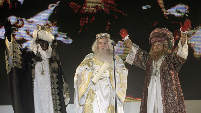 Los Reyes Magos recorren el centro de Madrid