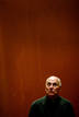 US artist Serra poses for his installation 