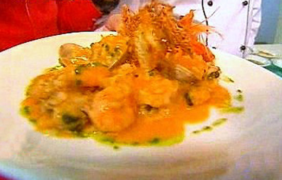 Espa&ntilde;a Directo - Risotto de frutos del mar