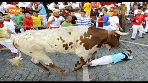 Ver v&iacute;deo  'RNE te narra el sexto encierro de San Ferm&iacute;n 2012 en im&aacute;genes'