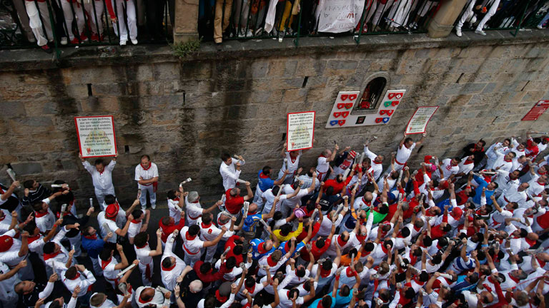 RNE te narra el &uacute;ltimo encierro de San Ferm&iacute;n 2012 en im&aacute;genes