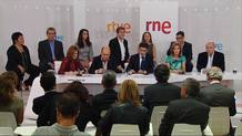 Un momento de la presentaci&oacute;n de la nueva programaci&oacute;n de la radio p&uacute;blica.