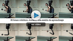 Un robot capaz de aprender a jugar al ping-pong