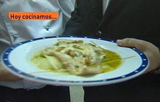 Espa&ntilde;a Directo - Rodaballo al ajo