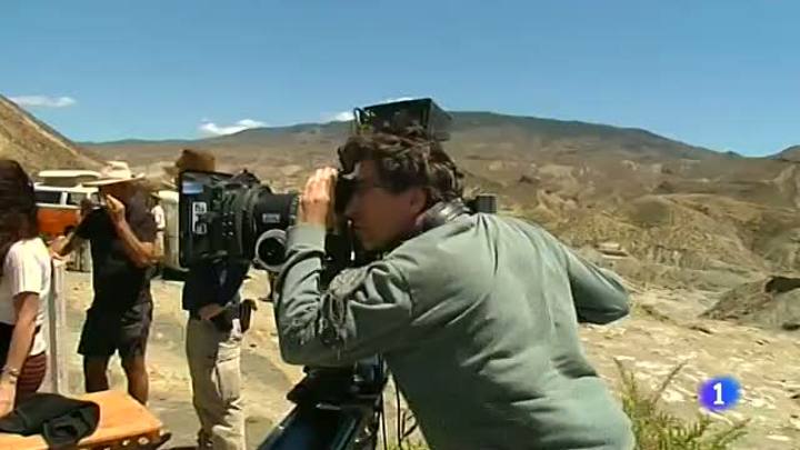 David Trueba rueda en Almería parte de su próxima película: "Vivir es fácil con los ojos cerrados"