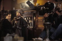 Omero Antonutti y Jose Luis G&oacute;mez durante el rodaje de una escena