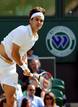 Roger Federer efect&uacute;a un saque durante la final. Una de las m&aacute;s largas que se recuerda.