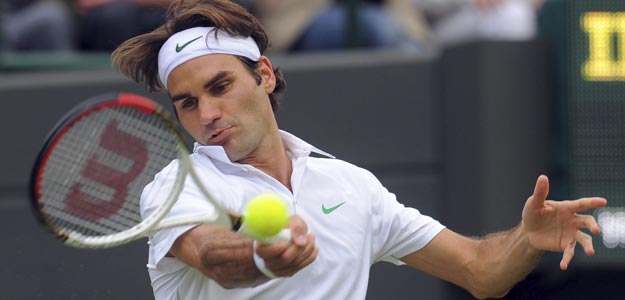 El tenista suizo Roger Federer, en Wimbledon
