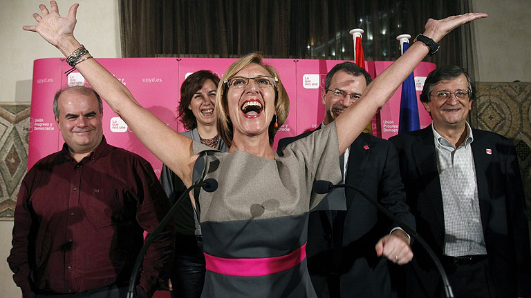 Rosa D&iacute;ez celebra resultados que son el "inicio del fin del bipartidismo" 