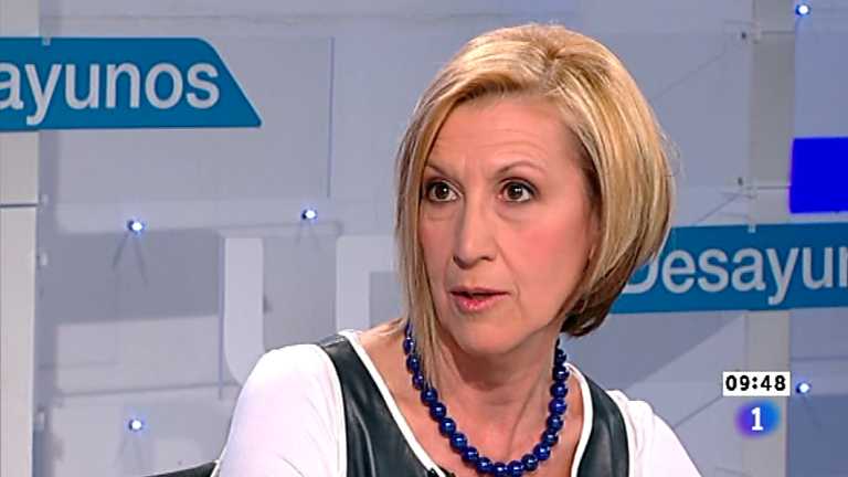 Los desayunos de TVE - Rosa D&iacute;ez, diputada nacional y portavoz de UPyD 