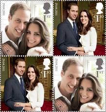 El Royal Mail (correos brit&aacute;nicos) va a celebrar la boda del pr&iacute;ncipe Guillermo de Inglaterra y Kate Middleton con la emisi&oacute;n de estos sellos postales especiales, que ser&aacute;n emitidos este 21 de abril, ocho d&iacute;as antes del enlace y d&iacute;a del cumplea&ntilde;os de