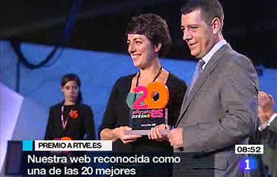 RTVE.es, entre las 20 mejores webs