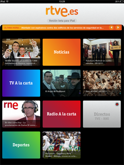 RTVE.es llega al iPad