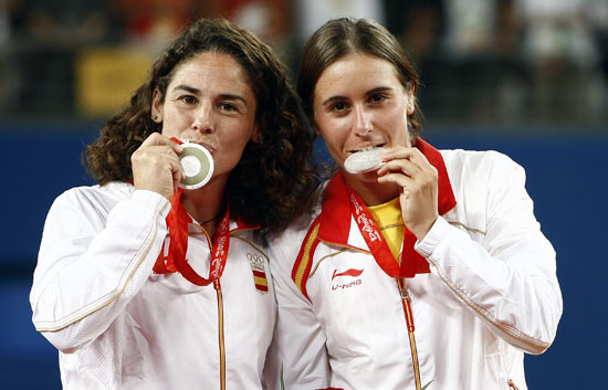 Ruano y Medina, plata en dobles