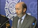 Ir al Video&nbsp;Rubalcaba:asegura que con las detenciones se persiguen actos concretos de apoyo a ETA
