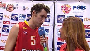 Ver v&iacute;deo  'Rudy Fern&aacute;ndez: "En la primera parte se ha visto la mejor selecci&oacute;n espa&ntilde;ola"'