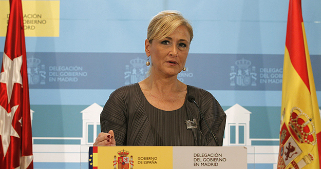 La delegada del Gobierno en Madrid, Cristina Cifuentes.