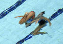 Las rusas Davydova y Ermakova se han clasificado primeras en el d&uacute;o libre de la ronda preliminar de nataci&oacute;n sincronizada, por delante de las espa&ntilde;olas Mengual y Fuentes.