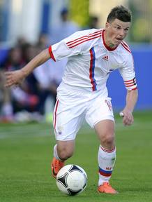 El jugador de la selecci&oacute;n rusa Andrei Arshavin