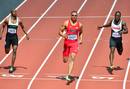 Ryan Bailey delante de Ben Youssef Meite y de Justyn Warner