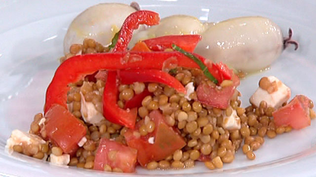 Saber Cocinar - Ensalada de lentejas con chipirones (10/08/11)