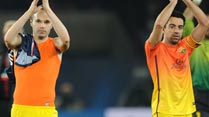 Ir al Video&nbsp;Sabor agridulce para Iniesta y Xavi tras el empate ante el PSG