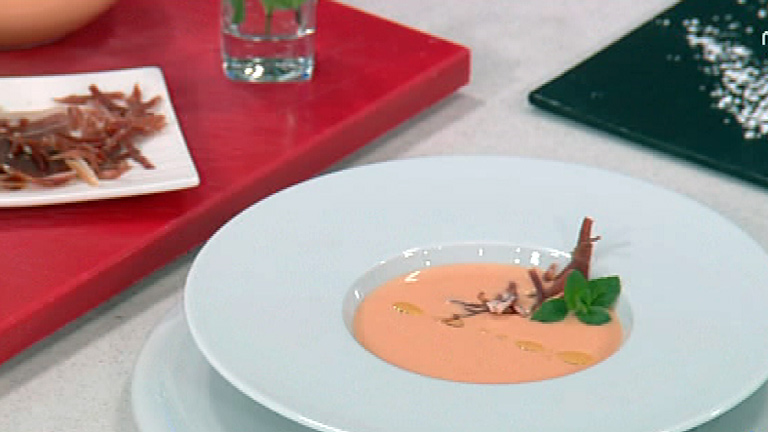 Blog de Nutricocina - Salmorejo de fresas