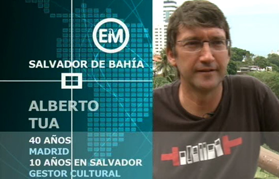 Espa&ntilde;oles en el mundo - Salvador de Bah&iacute;a - Alberto
