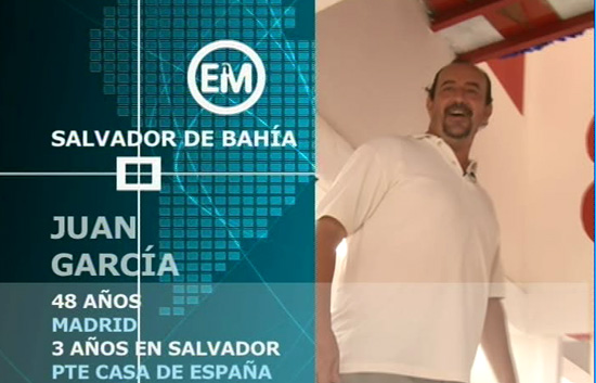 Espa&ntilde;oles en el mundo - Salvador de Bah&iacute;a - Juan Carlos