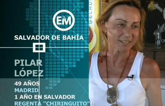 Espa&ntilde;oles en el mundo - Salvador de Bah&iacute;a - Pilar
