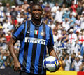 Samuel Etoo fue presentado como nuevo jugador del Inter, producto de la operaci&oacute;n Ibrahimovic.