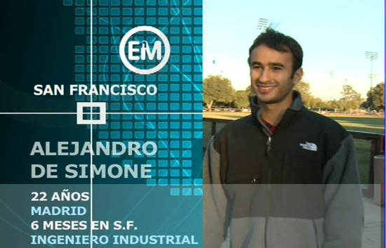 Espa&ntilde;oles en el mundo - San Francisco - Alex