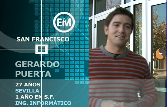 Espa&ntilde;oles en el mundo - San Francisco - Gerardo