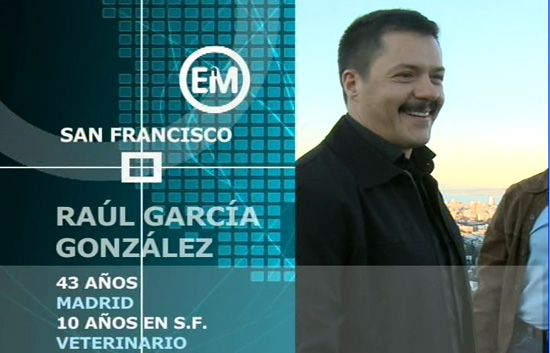 Espa&ntilde;oles en el mundo - San Francisco - Ra&uacute;l