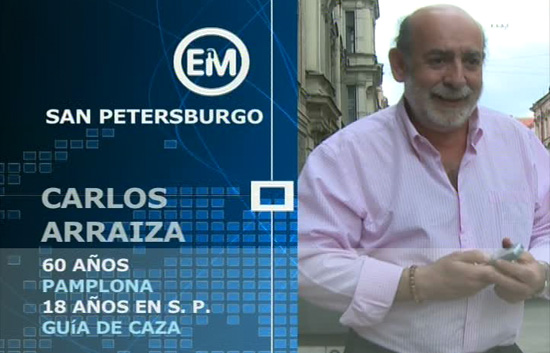 Espa&ntilde;oles en el mundo - San Petersburgo - Carlos