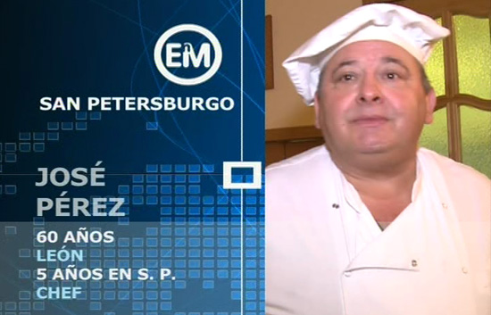 Espa&ntilde;oles en el mundo - San Petersburgo - Jos&eacute;