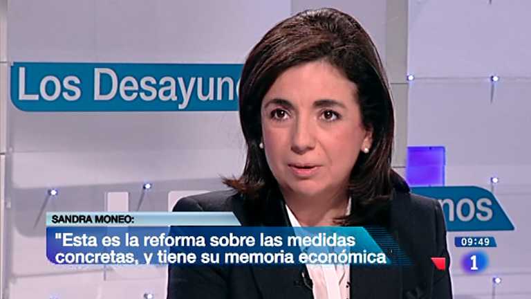 Los desayunos de TVE - Sandra Moneo, secretaria de educaci&oacute;n e igualdad del PP