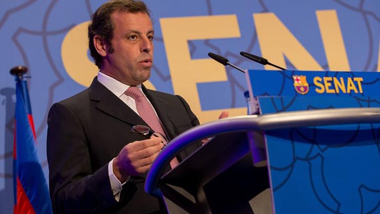 Sandro Rosell anuncia que se presentar&aacute; a la reelecci&oacute;n