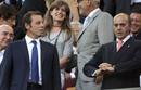 Sandro Rosell y Jos&eacute; Mar&iacute;a Del Nido en el palco del estadio.