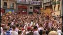 Los sanfermineros esperan el chupinazo