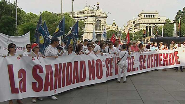 La marea blanca vuelve a salir a las calles de Madrid