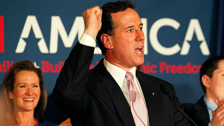 Santorum gana las primarias republicanas de Alabama y Misisip&iacute; 