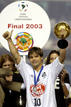 El Santos FC perdi&oacute; la final de la copa Libertadores en 2003 pero Diego fue elegido el mejor jugador