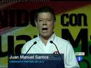 Ir al Video&nbsp;Santos, el heredero de Uribe, gana la primera vuelta de las presidenciales colombianas