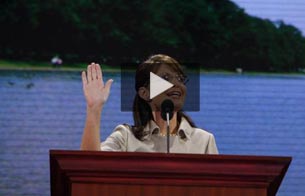 Ver v&iacute;deo  'Sarah Palin sube la moral de los republicanos'