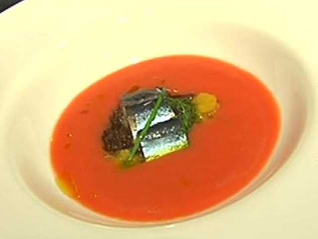 Espa&ntilde;a Directo - Sardinas con gazpacho