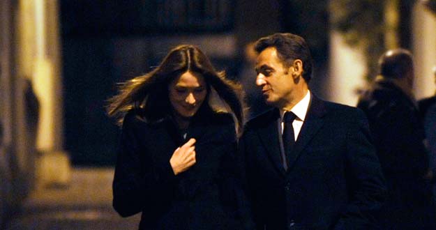 Sarkozy y Bruni