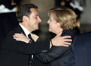 Sarkozy y Merkel se encuentran en el El&iacute;seo en diciembre de 2007.