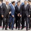 Sarkozy ha visitado el Congreso de los Diputados junto a Zapatero, Bono y Rojo